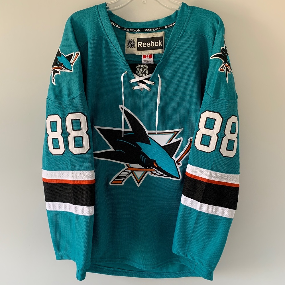 Reebok San Jose Sharks Brent Burns Jersey